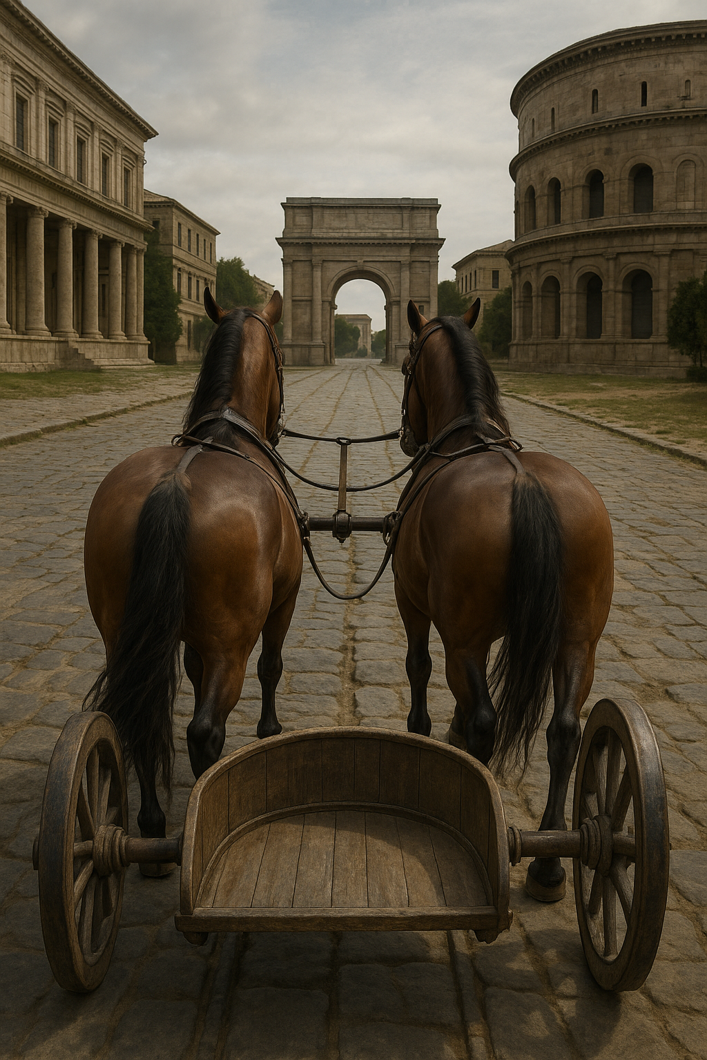 ‍Two Horses’ Asses: The Surprising Origins of Our Roads and Rails